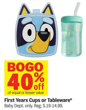 First Years Cups or Tableware*