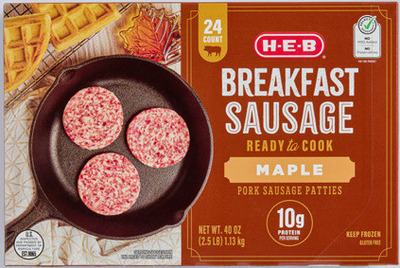 H-E-B Frozen Breakfast Sausage