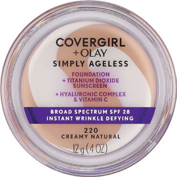 CoverGirl + Olay Simply Ageless foundation compact or liquid