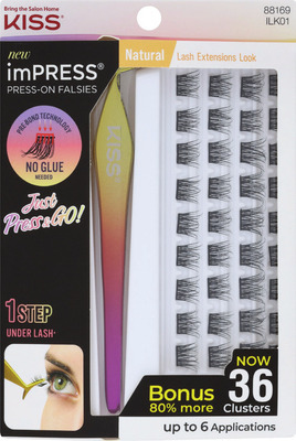 Kiss imPRESS false eyelash kit