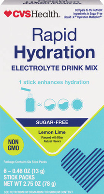 CVS Brand Rapid Hydration electrolyte drink mix 6 ct.