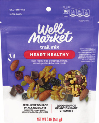 Well Market trail mix or bites 3-5 oz (excludes probiotic keto 5 oz).
