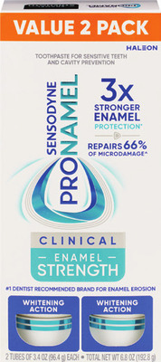 ANY Sensodyne, Pronamel or Paradontax toothpaste 2 pks.