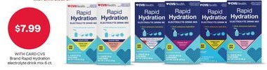 CVS Brand Rapid Hydration electrolyte drink mix 6 ct