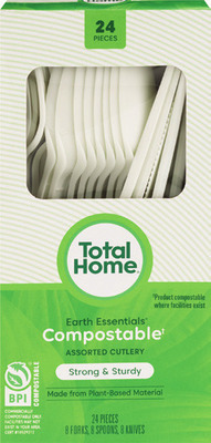 Total Home cups, plates or cutlery