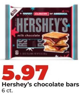 Hershey's chocolate bars
