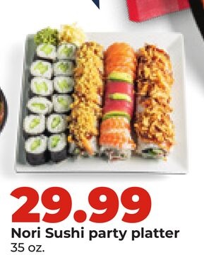 Nori Sushi party platter
