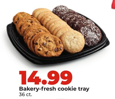 Bakery-fresh cookie tray