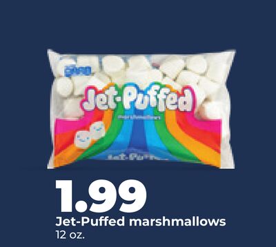 Jet-Puffed marshmallows