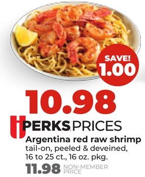 Argentina red raw shrimp