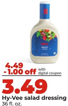 Hy-Vee salad dressing
