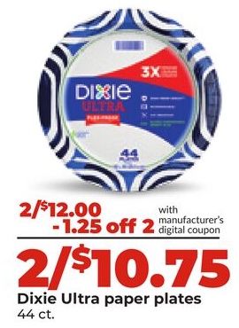 Dixie Ultra paper plates