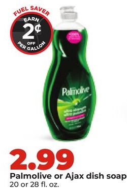Palmolive or Ajax dish soap