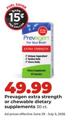 Prevagen extra strength or chewable dietary supplements