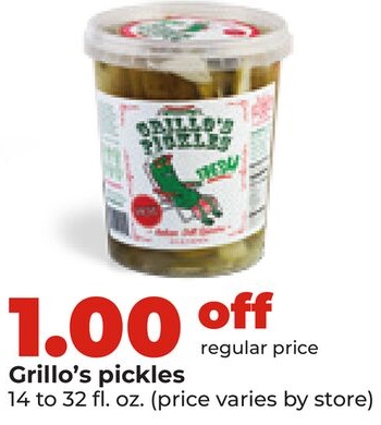 Grillo's pickles