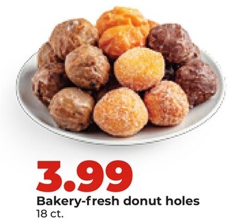 Bakery-fresh donut holes