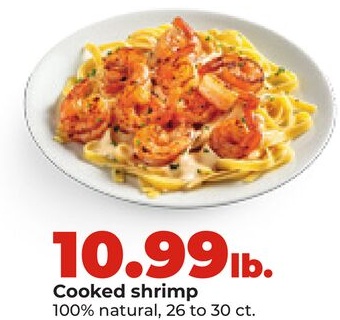 Cooked shrimp