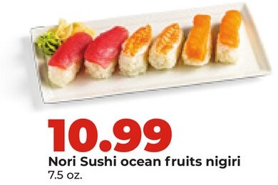 Nori Sushi ocean fruits nigiri
