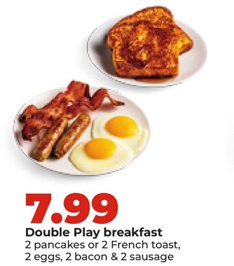 Double Play breakfast