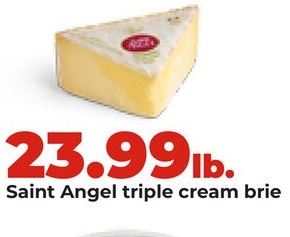 Saint Angel triple cream brie