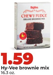 Hy-Vee brownie mix
