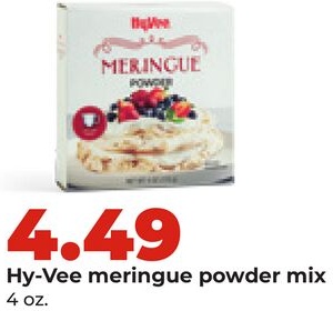 Hy-Vee meringue powder mix