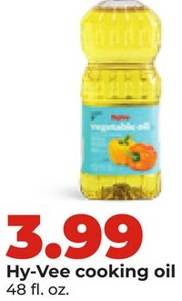Hy-Vee cooking oil