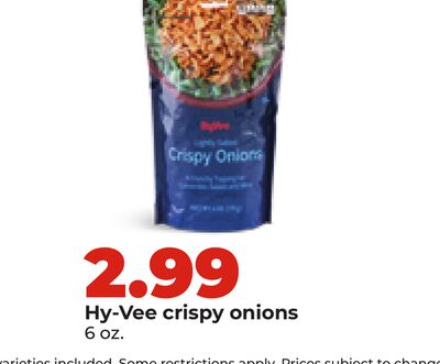 Hy-Vee crispy onions