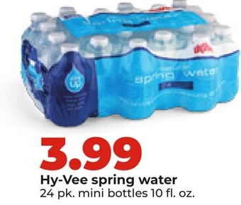 Hy-Vee spring water