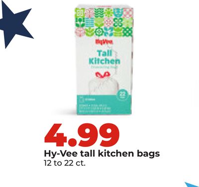 Hy-Vee tall kitchen bags