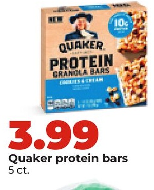 Quaker protein bars