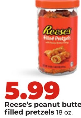 Reese's peanut butter filled pretzels