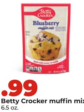 Betty Crocker muffin mix