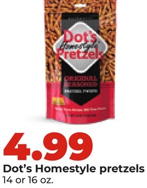 Dot's Homestyle pretzels