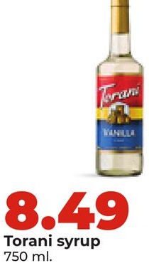 Torani syrup