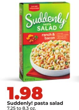 Suddenly! pasta salad