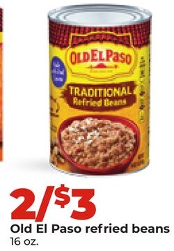 Old El Paso refried beans