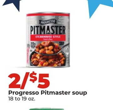 Progresso Pitmaster soup