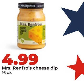Mrs. Renfro's cheese dip