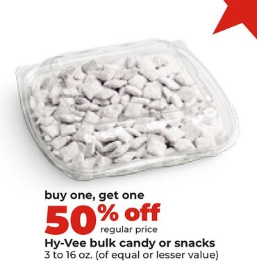 Hy-Vee bulk candy or snacks