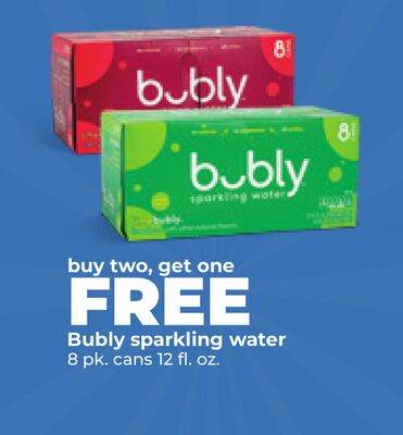 Bubly sparkling water