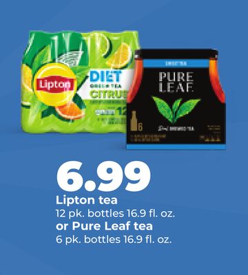 Lipton tea or Pure Leaf tea