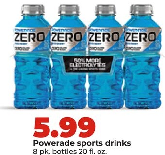 Powerade sports drinks