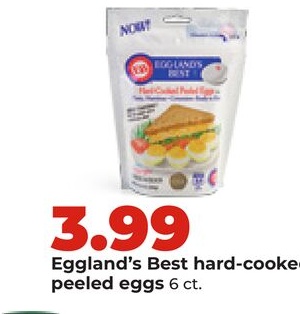 Eggland's Best hard-cooked peeled eggs