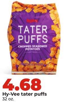 Hy-Vee tater puffs