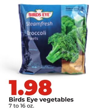 Birds Eye vegetables