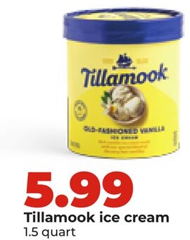 Tillamook ice cream