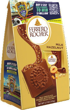 Ferrero Rocher chocolate squares