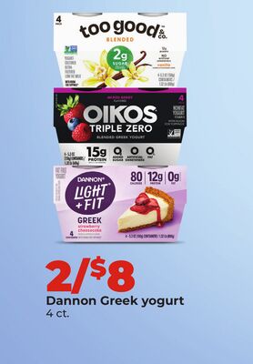 Dannon Greek yogurt