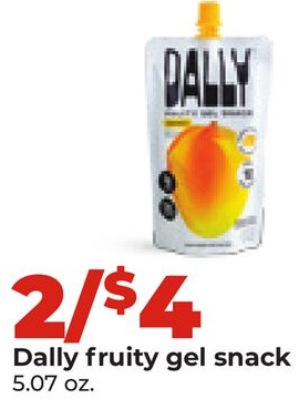 Dally fruity gel snack